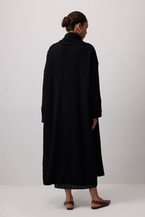 Cardigan lungo in maglia