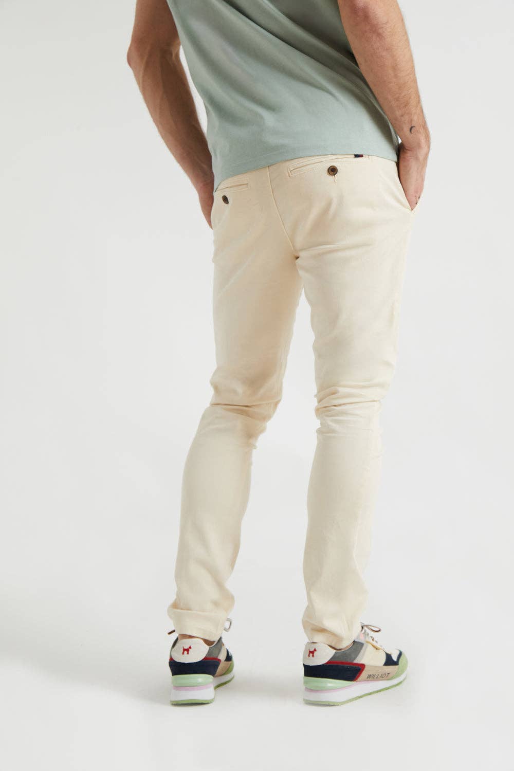 Pantaloni chino slim da uomo