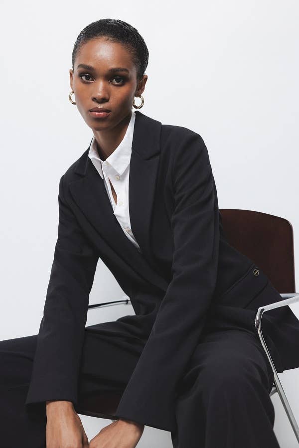 Blazer monopetto essenziale