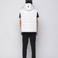 Gilet imbottito con cappuccio e zip