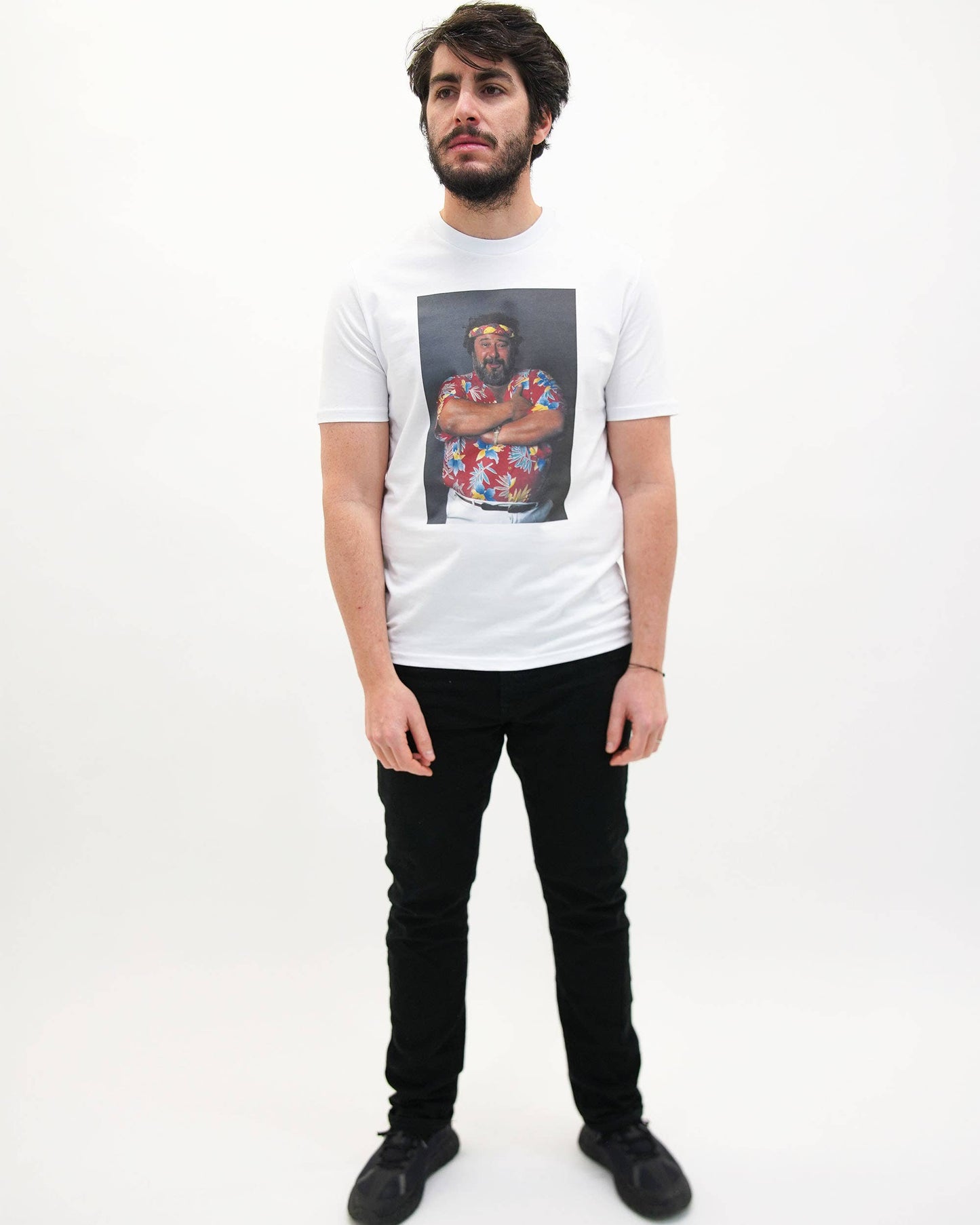 T-shirt unisex in cotone biologico con stampa fotografica divertente