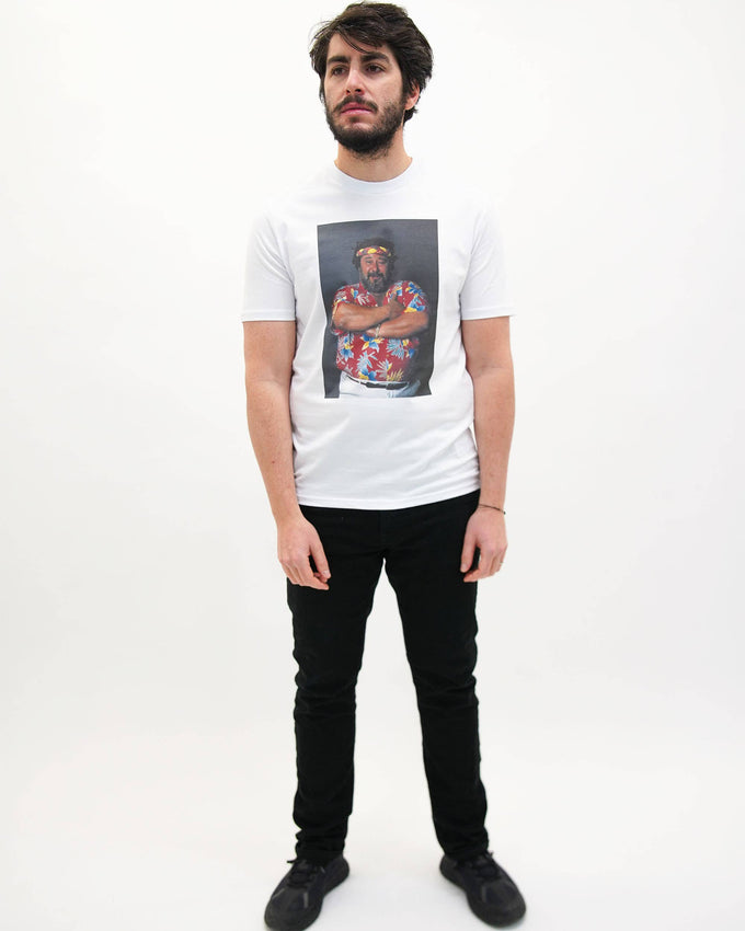 T-shirt unisex in cotone biologico con stampa fotografica divertente