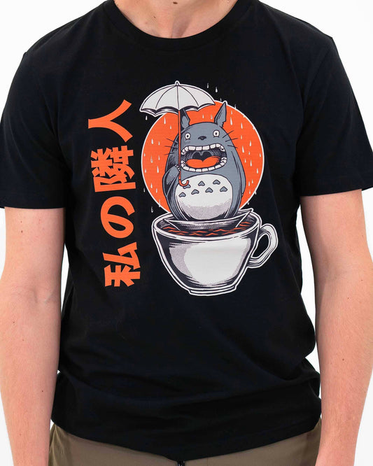 T-shirt Totoro con grafica in cotone biologico