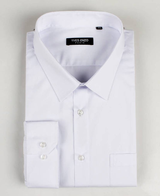 Camicia bianca plus size facile da stirare