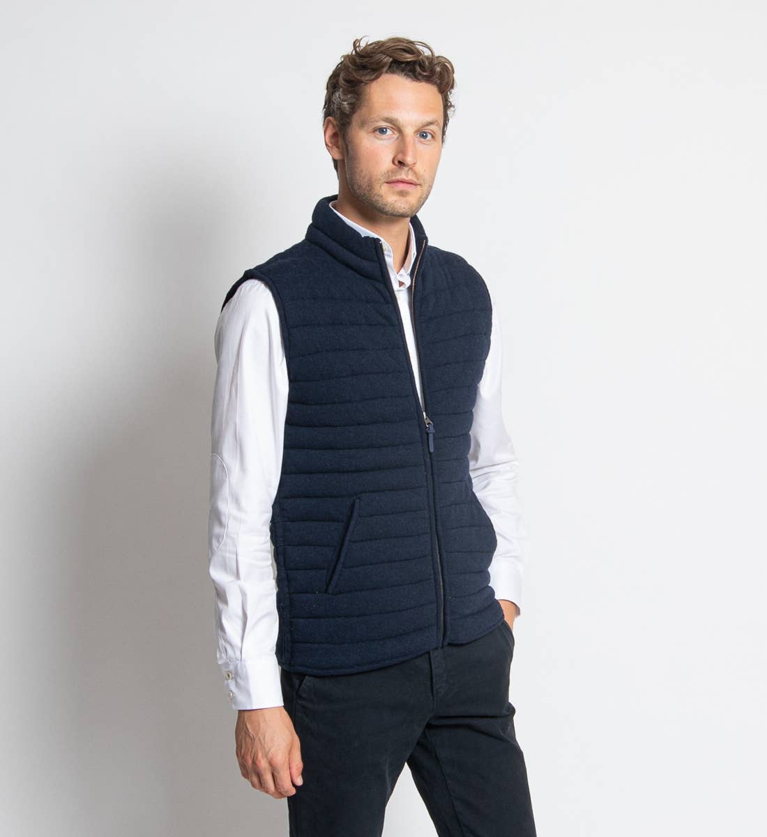 Gilet imbottito Pocket Brunch blu marino