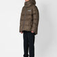 Bomber oversize con stampa testuale