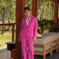 Blazer con cintura da donna