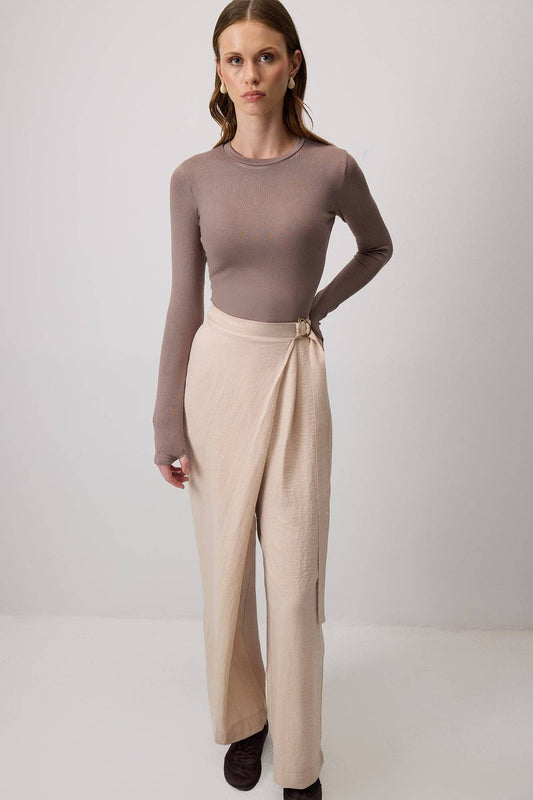 Body a maniche lunghe in modal