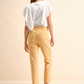 Pantaloni in twill con sette bottoni