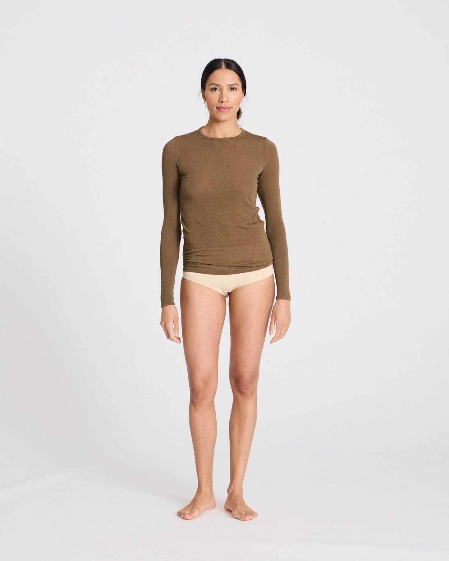 Maglia Thyra in lana con tasca a marsupio