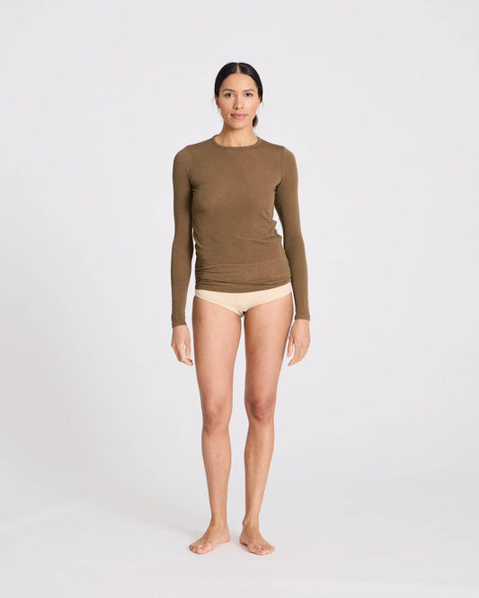Maglia Thyra in lana con tasca a marsupio