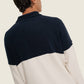 Maglione in pile bicolore unisex Carbon White