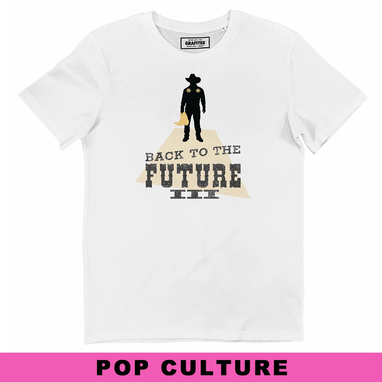 T-shirt Back to the Future III in cotone biologico con stampa