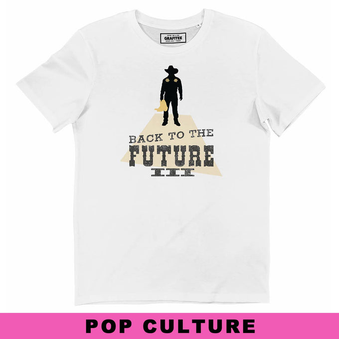 T-shirt Back to the Future III in cotone biologico con stampa