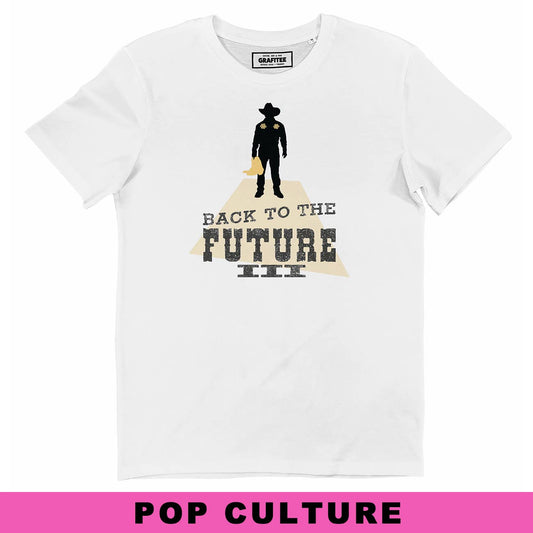 T-shirt Back to the Future III in cotone biologico con stampa