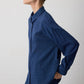 Completo due pezzi blu navy con camicia e pantaloni