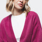 Cardigan in maglia con scollo a V