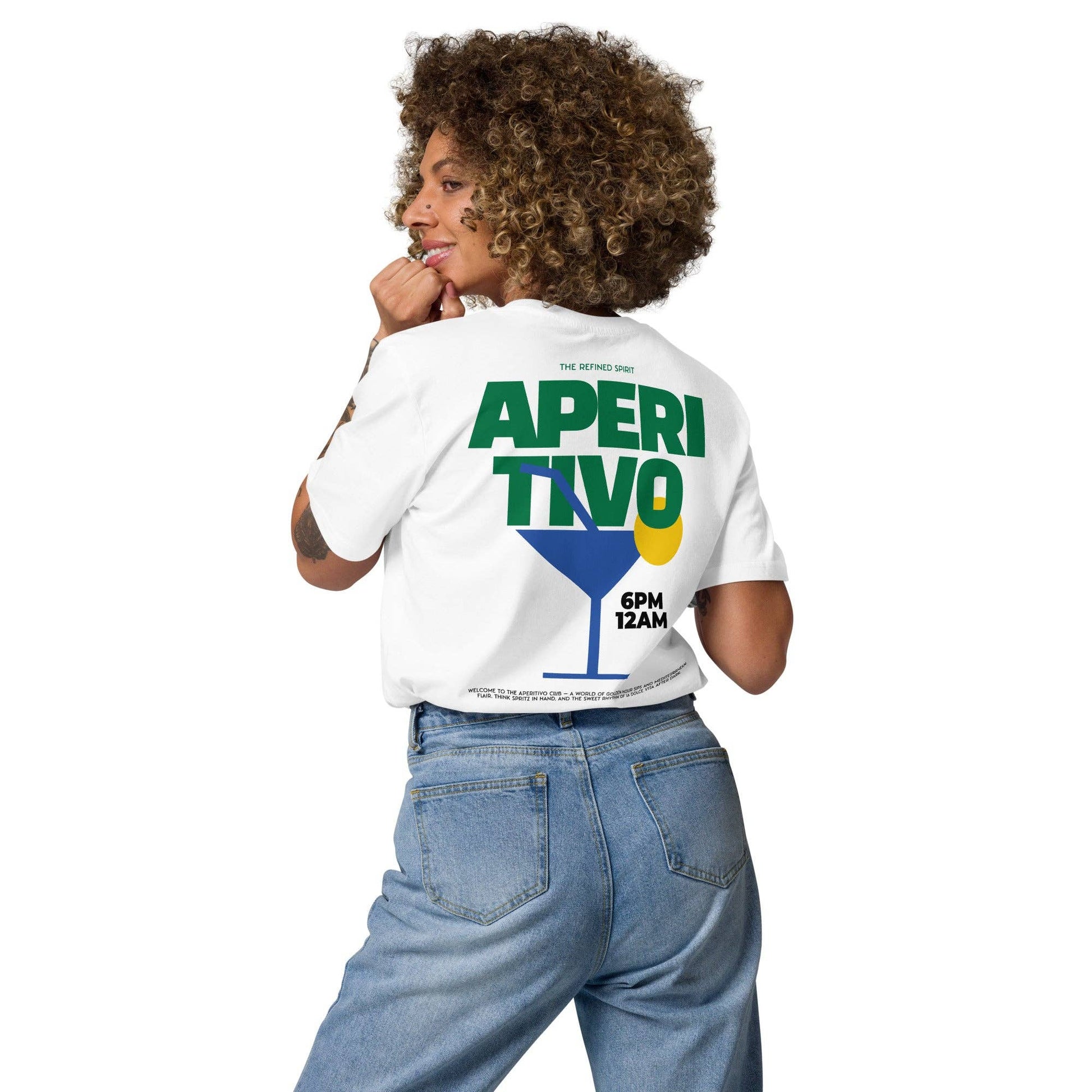 T-shirt unisex in cotone biologico Aperitivo
