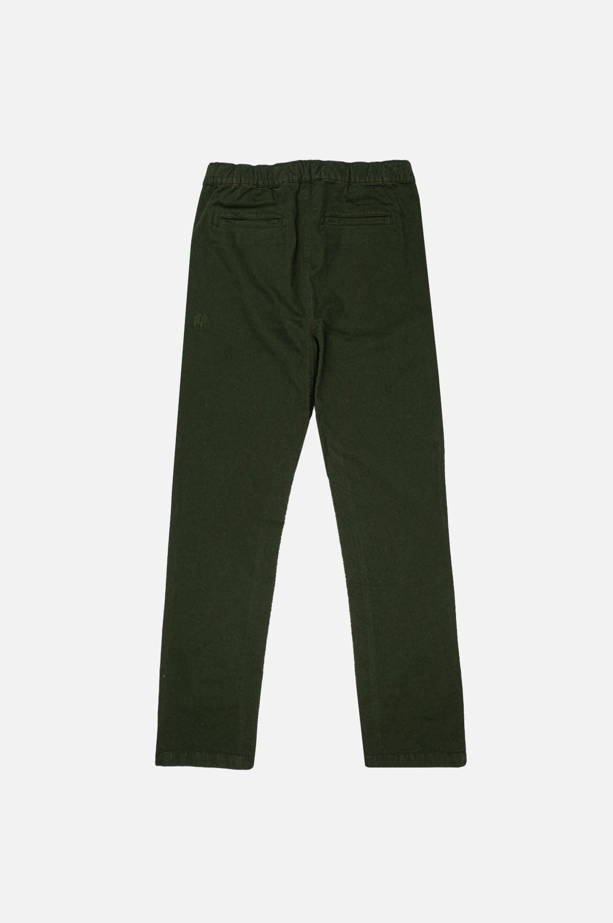 Pantaloni da arrampicata in cotone Ecodye verde oliva scuro