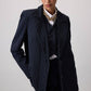 Completo gilet e blazer gessato