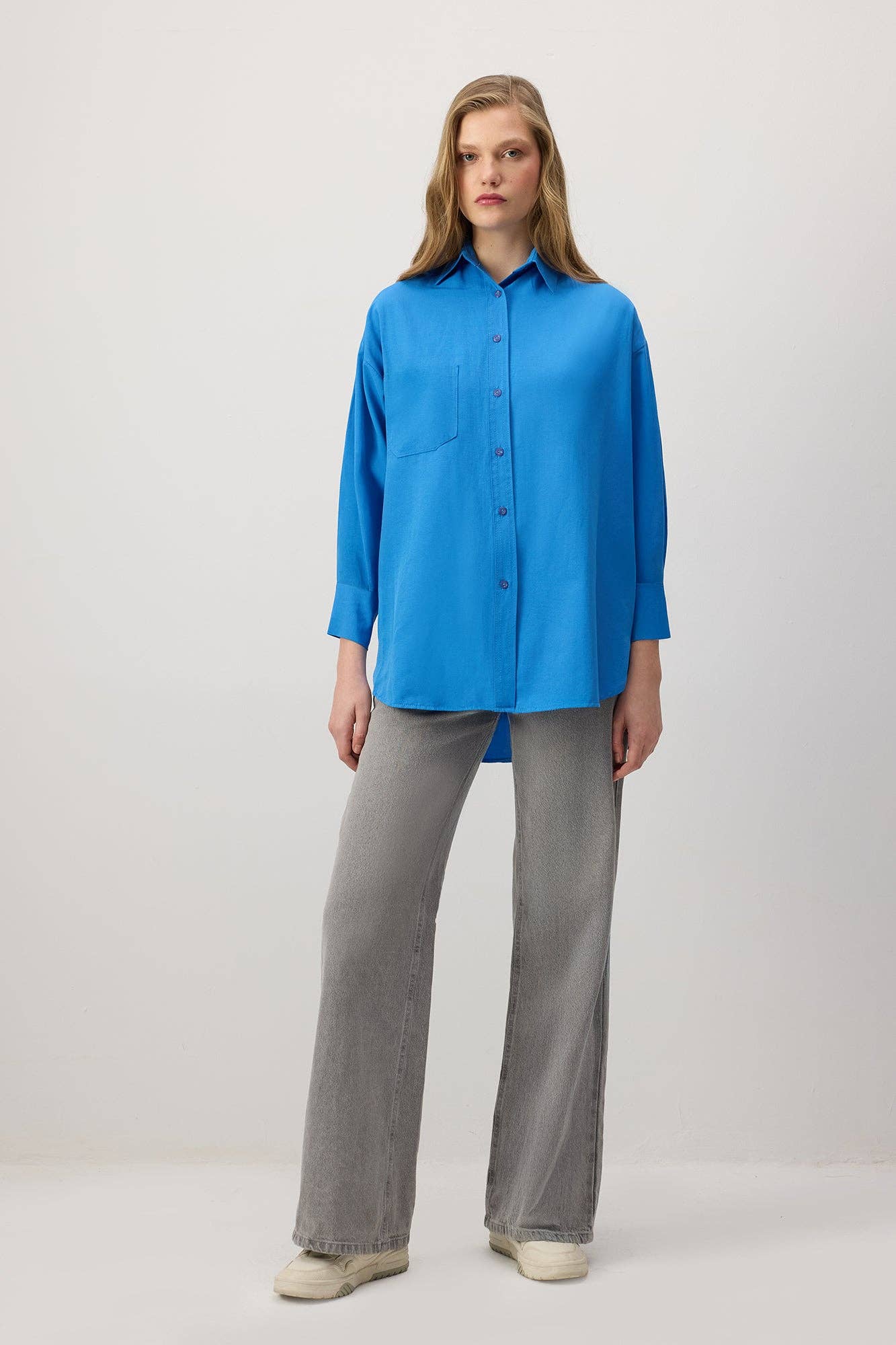 Camicia basic con tasche