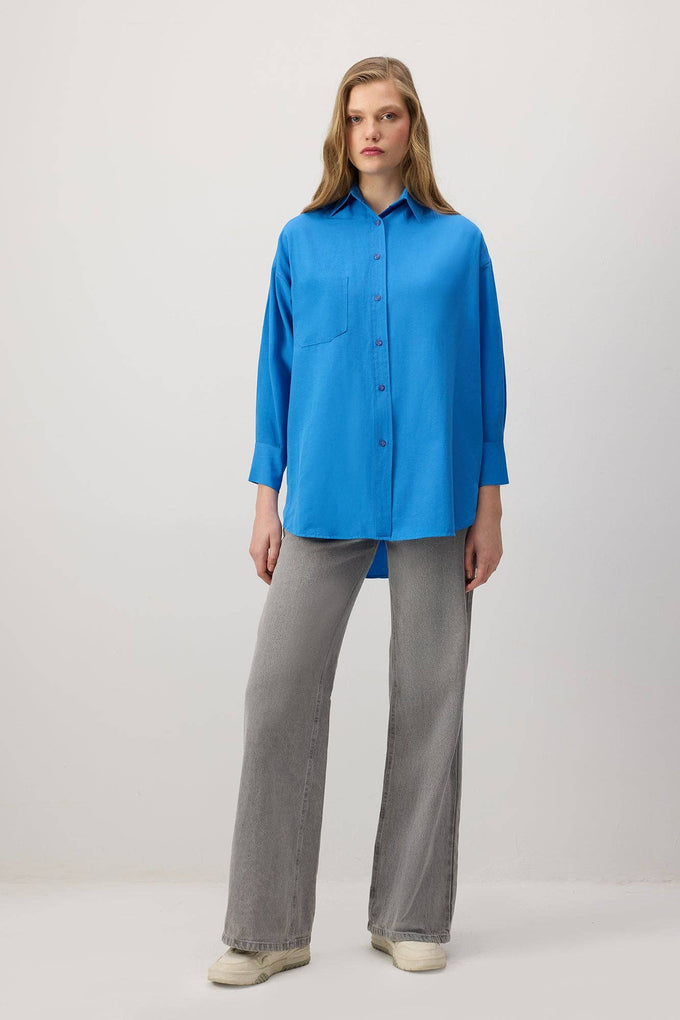 Camicia basic con tasche