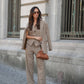 Pantaloni Chadrez a quadretti relaxed fit