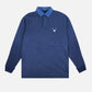 Maglione polo pigmentato San Rafael blu profondo