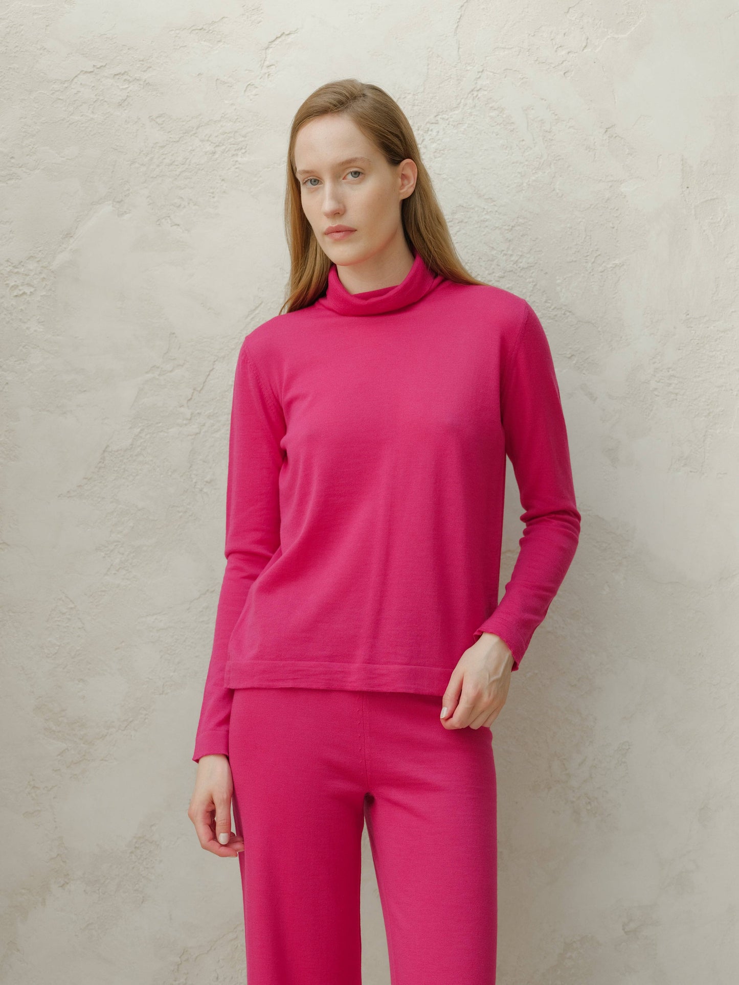 Dolcevita in lana merino extra fine da donna