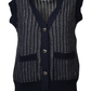 Gilet in maglia senza maniche in cotone