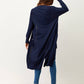 Cardigan lungo in maglia morbida