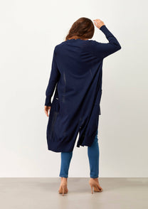 Cardigan lungo in maglia morbida