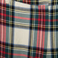 Pantaloni a sigaretta tartan in cotone