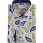 Camicia slim fit elasticizzata con stampa digitale
