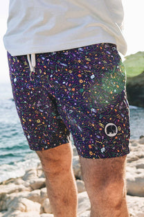 Costume da bagno uomo Dogtown in filato SEAQUAL® viola