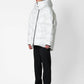 Parka oversize con logo e cappuccio removibile