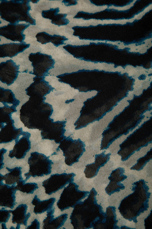Sciarpa stampata astratta