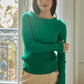 Top in maglia a coste Mia