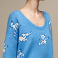 Maglione donna in maglia con fantasia teddy e animali