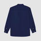 Sopracamicia in denim blu marino