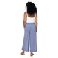 Pantaloni midi estivi in cotone con motivo etnico