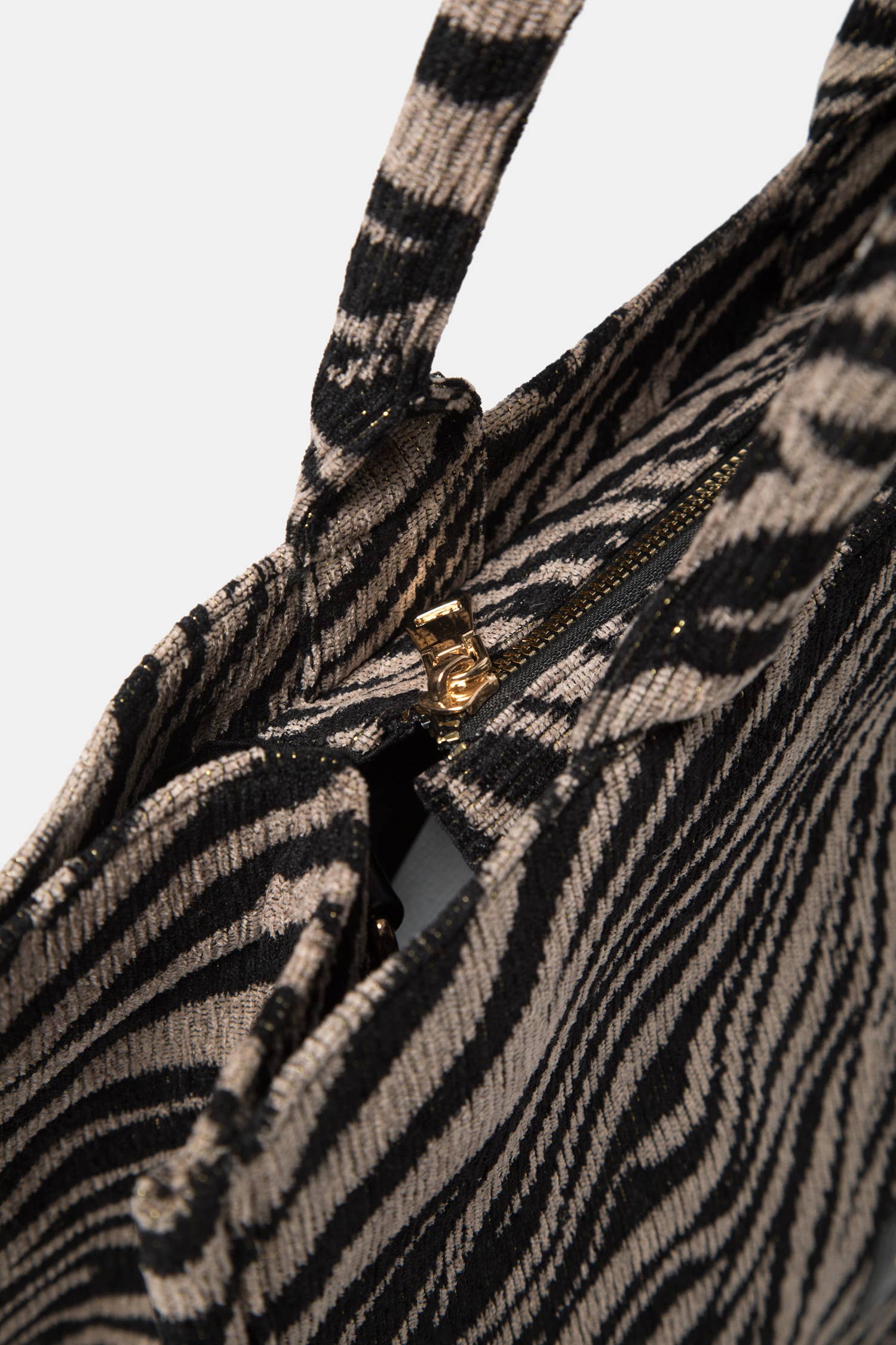 Borsa Tote Zebrata con Tracolla
