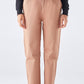 Pantaloni con doppia pinces in cotone elasticizzato