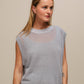 Maglione in maglia aperta laminata