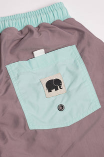Costume da bagno color block Q-Nova® malva