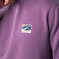 Felpa in cotone biologico viola Winter Edition