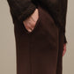 Pantaloni a zampa beige da donna