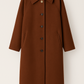 Cappotto lungo dritto elegante