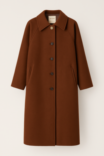 Cappotto lungo dritto elegante