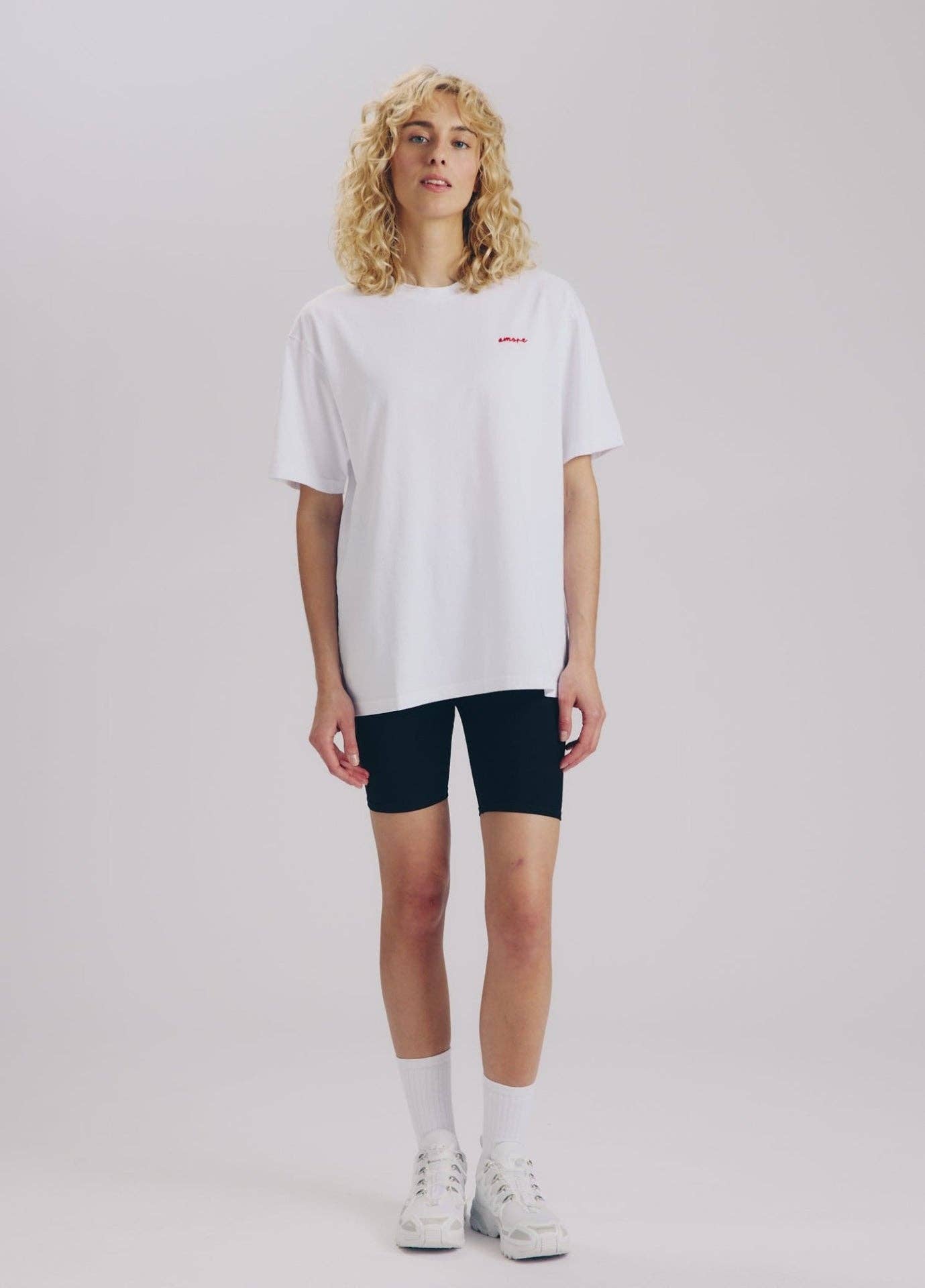 T-shirt Amore in cotone con ricamo